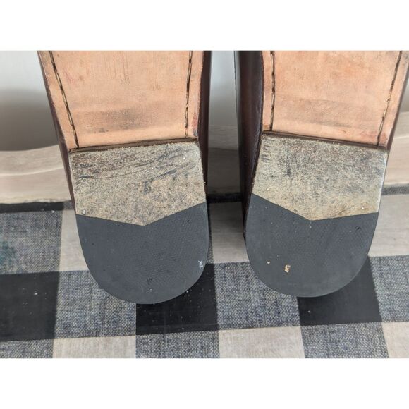 Cole Haan City Pinch Tassel Loafers Burgundy Men's Size 9 D - Picture 13 of 13